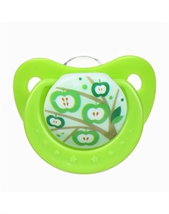 Пустышка ортодонтическая, с колпачком и держателем, от 0 мес. Крошка я