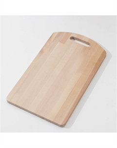 Набор досок разделочных на подставке с ручкой, 3 шт: 35×22 см, 32×20 см, 31×18 см, массив березы Доляна