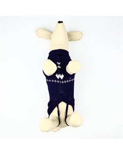 Одежда для собак. свитер вязаный с орнаментом Пушистое счастье