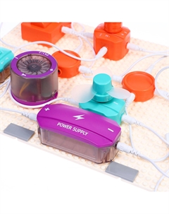 Электронный конструктор, 45 деталей, 101 схема Эврики