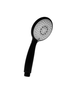 Лейка для душа z411, 3 режима, покрытие soft-touch, пластик, черная Zein