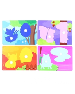 Развивающая игра на липучках Весёлые липучки