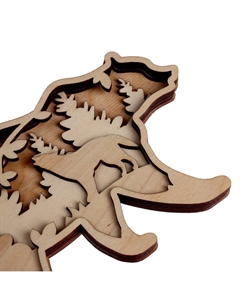 Роспись по дереву Лесная мастерская