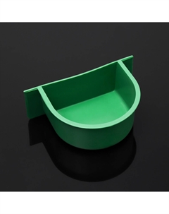 Кормушка для птиц 10.6×8.3×3.6 см, зeленая Пижон