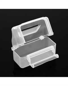 Кормушка для птиц внешняя, 11.5×5.2×9.2 см матовый пластик Пижон