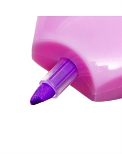 Набор маркеров текстовыделителей 6 цветов, цветок, в пакете Calligrata