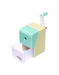 Точилка механическая с контейнером классика желтый Calligrata