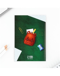 Подарочный набор, блокнот а6, 32 л., наклейки, магнитные закладки 2 шт. Artfox