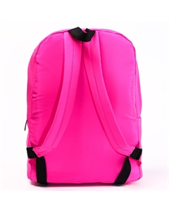 Рюкзак детский на молнии со светоотражающим карманом, розовый, 30×15×40 см Disney