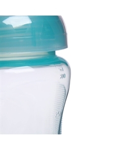 Поильник - непроливайка детский с мягким носиком, от 9 мес., 300 мл., голубой Крошка я