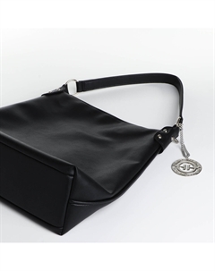 Сумка - мешок женская, на молнии, 32×11×32 см, черная Textura