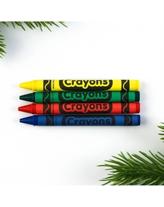 Подарочный набор новогодний, блокнот,карандаши простые 2 шт., восковые мелки Artfox