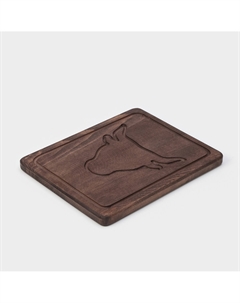 Доска деревянная для подачи блюд с кровостоком Wild kitchen