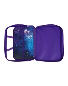 Папка для труда а4, 335 х 260 х 60 мм, с ручками текстиль, пвх, с наполнением 13 предметов,, птр-111 Calligrata