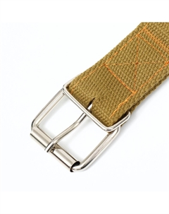 Ошейник брезентовый безразмерный двухслойный, 72×3.5 см, песочный Пижон