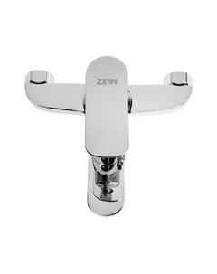 Смеситель для ванны z3851, однорычажный, душевой набор, лейка 5 режимов, хром Zein