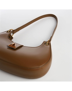 Сумка женская на молнии, средний размер, цвет коричневый Textura