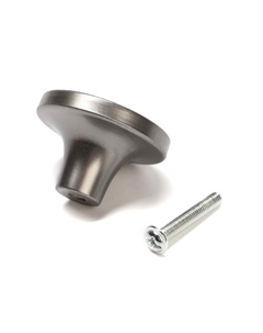 Ручка-кнопка pk111, d=38 мм, пластик, цвет графит Cappio