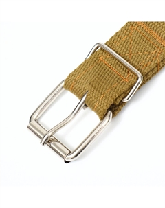 Ошейник брезентовый двухслойный, 72 х 3,5 см, песочный Пижон