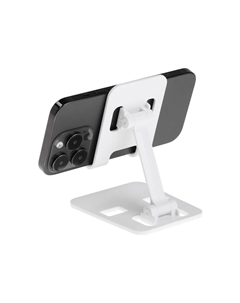 Подставка для телефона luazon, складная, регулируемая, резиновые вставки, белая Luazon home