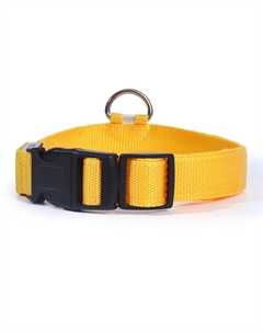 Ошейник с подсветкой размер xl,ош 52-60 х 2,5 см, 3 режима свечения желтый Пижон