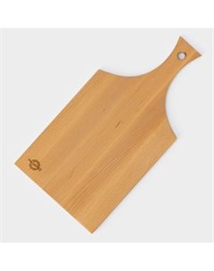 Доска разделочная деревянная с прямой ручкой, 39×19,5×1,5 см, дуб Magistro