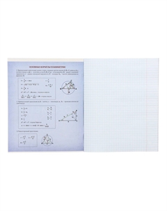 Тетрадь предметная 48 листов в клетку Calligrata