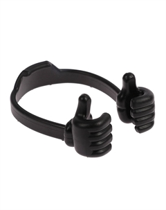 Подставка для телефона luazon, в форме рук, регулируемая ширина, черная Luazon home