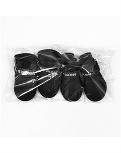 Сапоги резиновые, набор 4 шт., р-р s (подошва 4×3 см), черные Пижон