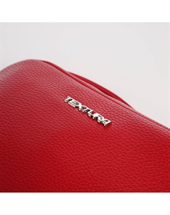 Сумка женская на молнии, маленький размер, цвет красный Textura