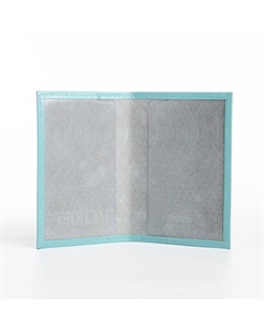 Обложка для паспорта, цвет голубой Textura