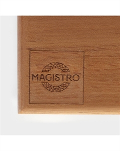 Доска разделочная, 30×18×3 см, дерево цельный массив бука Magistro