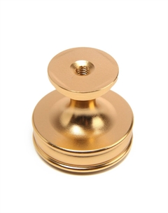 Ручка-кнопка pk324, d=30 мм, цвет золото Cappio