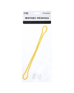 Фитнес-резинка, 30х0,64х0,5 см, нагрузка 20 кг, цвет желтый Onlytop