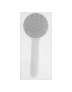 Лейка для душа z3524, d=80 мм, белый корпус, белая с серым Zein