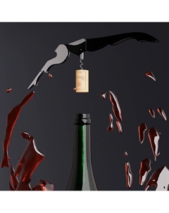 Штопор-открывашка универсальная, 12 см, черный Доляна