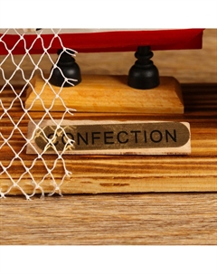 Корабль сувенирный на подставке, с двумя карандашницами 22*7*15см Nobrand