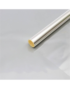 Пленка для цветов и букетов прозрачная 0.6×46.5 м, 1000 г, 40 мкм Upak land