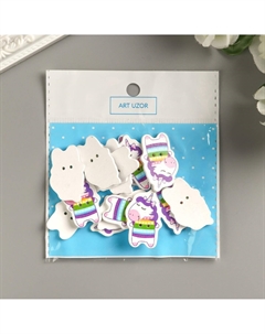 Пуговицы для творчества дерево Арт узор