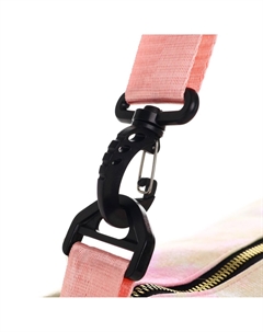 Сумка детская спортивная для девочки с блестками, розовая Nazamok kids