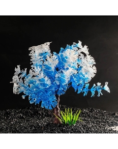 Растение искусственное аквариумное, 24×21×5 см Пижон аква