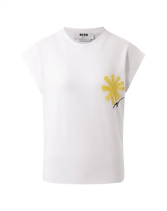 Хлопковая футболка Msgm