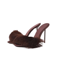 Текстильные мюли Lidia 105 Paris texas