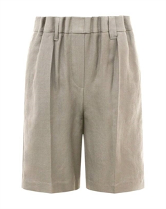 Шорты из вискозы и льна Brunello cucinelli