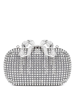 Клатч со стразами Self-portrait