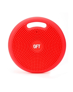 Массажно-балансировочная подушка с ручкой FT-BPDHL (RED)-DSC красный Original fittools