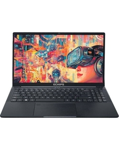 Ноутбук ECHIPS Fusion V156HT-H 15.6", IPS, Intel Core i3 1215U 1.2ГГц, 6-ядерный, 16ГБ DDR4, 512ГБ SSD, Intel UHD Graphics, Windows 11 Home, черный Echips