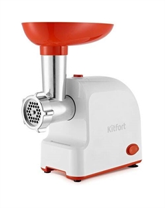 Мясорубка КТ-2113-3, белый / красный Kitfort