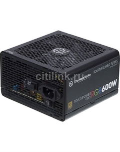 Блок питания Toughpower GX1 RGB, 600Вт, 120мм, черный, retail Thermaltake