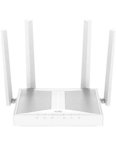 Wi-Fi роутер CUDY WR3000E, Wi-Fi 6, AX3000, 2.4/5ГГц, 4 LAN, белый Cudy